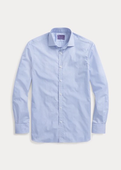 Ralph Lauren Aston Gingham Skjorter Herre Danmark (HYBKV1098)